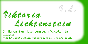 viktoria lichtenstein business card